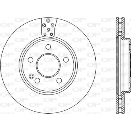 Jeu de 2 disques de frein OPEN PARTS