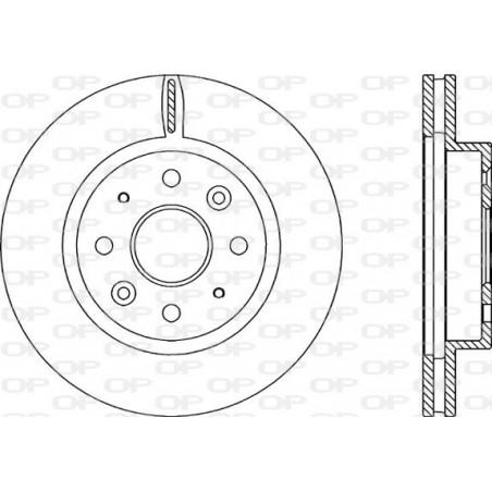 Jeu de 2 disques de frein...