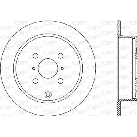 Jeu de 2 disques de frein OPEN PARTS