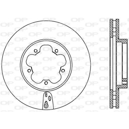 Disque de frein OPEN PARTS