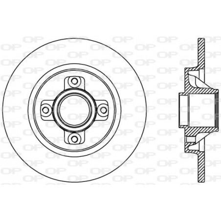 Jeu de 2 disques de frein...