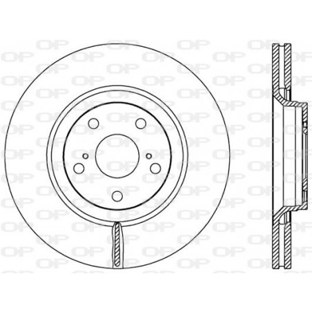 Jeu de 2 disques de frein OPEN PARTS