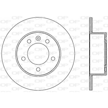 Jeu de 2 disques de frein...