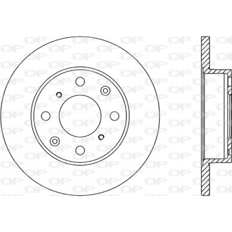 Jeu de 2 disques de frein...