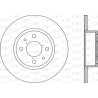 Jeu de 2 disques de frein OPEN PARTS