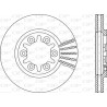 Jeu de 2 disques de frein OPEN PARTS