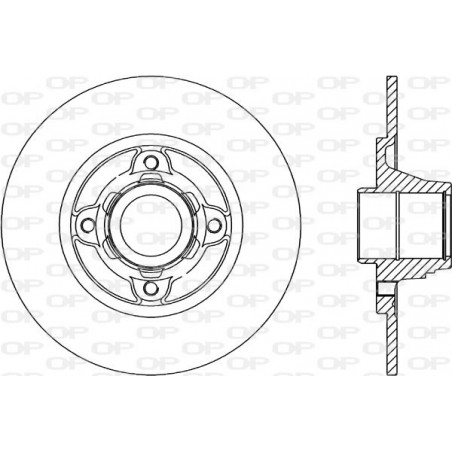 Jeu de 2 disques de frein...