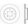 Jeu de 2 disques de frein OPEN PARTS