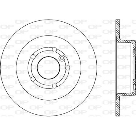 Jeu de 2 disques de frein OPEN PARTS