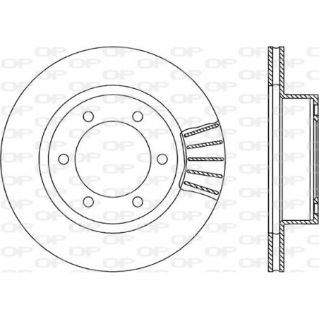 Jeu de 2 disques de frein...