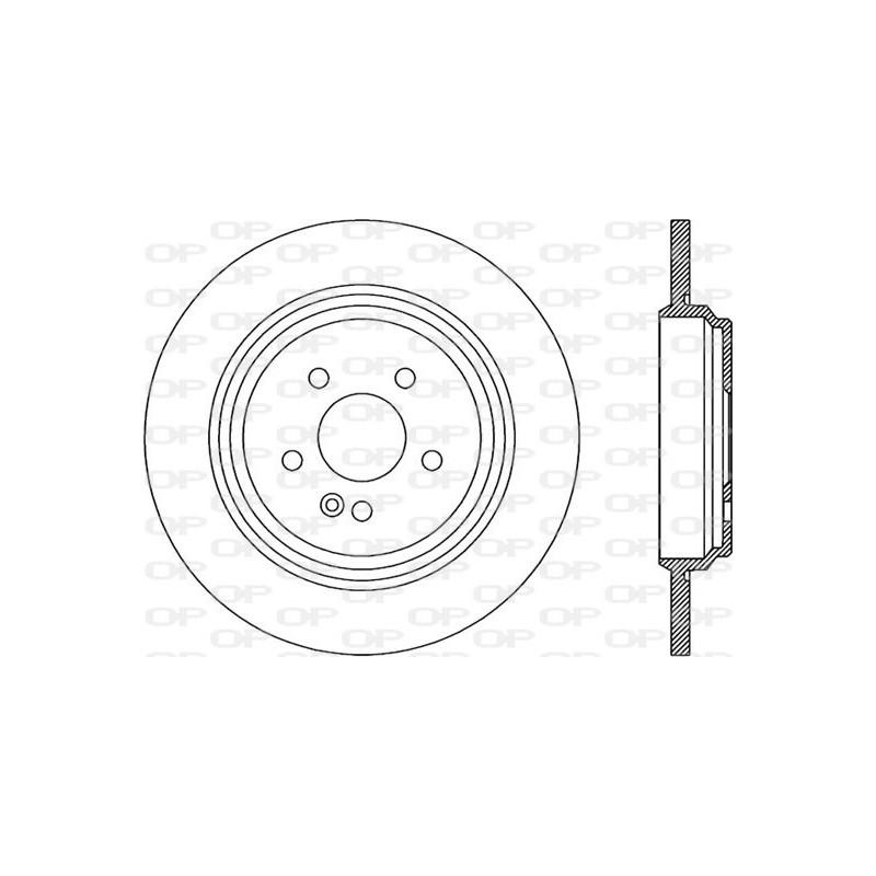 Jeu de 2 disques de frein OPEN PARTS
