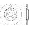 Jeu de 2 disques de frein OPEN PARTS