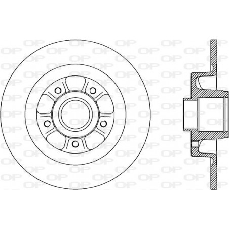 Jeu de 2 disques de frein...