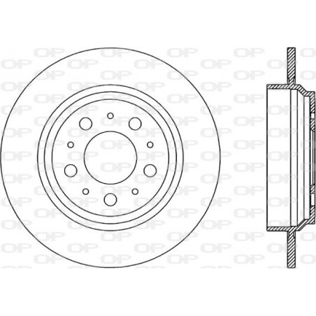 Jeu de 2 disques de frein...