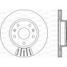 Jeu de 2 disques de frein OPEN PARTS