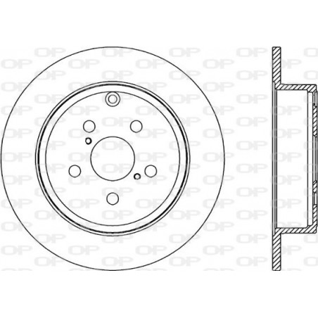 Jeu de 2 disques de frein OPEN PARTS