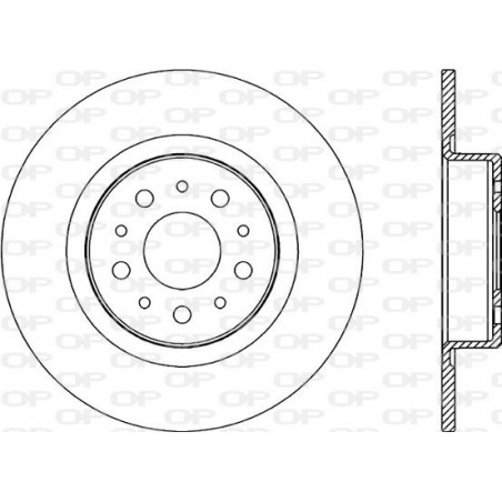 Jeu de 2 disques de frein...