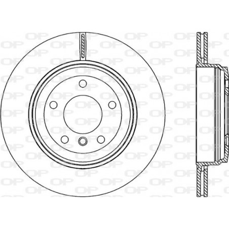 Jeu de 2 disques de frein OPEN PARTS