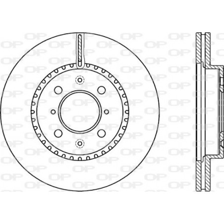 Jeu de 2 disques de frein...