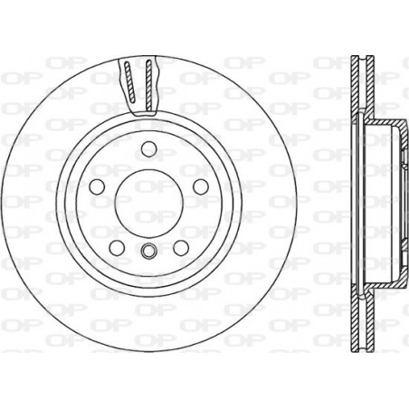 Jeu de 2 disques de frein OPEN PARTS