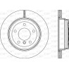 Jeu de 2 disques de frein OPEN PARTS