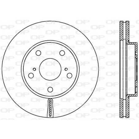 Jeu de 2 disques de frein...