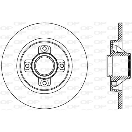 Jeu de 2 disques de frein...