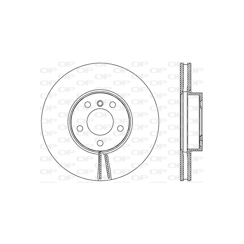 Jeu de 2 disques de frein OPEN PARTS