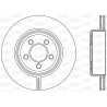 Jeu de 2 disques de frein OPEN PARTS