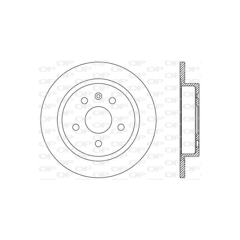 Jeu de 2 disques de frein OPEN PARTS