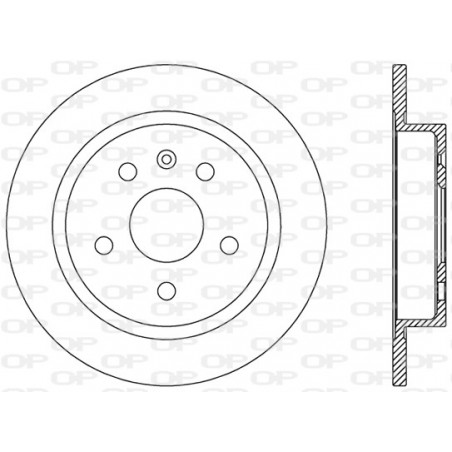 Jeu de 2 disques de frein OPEN PARTS