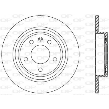 Jeu de 2 disques de frein OPEN PARTS