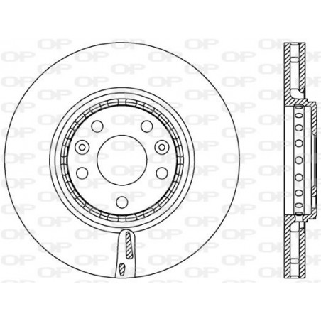 Jeu de 2 disques de frein...
