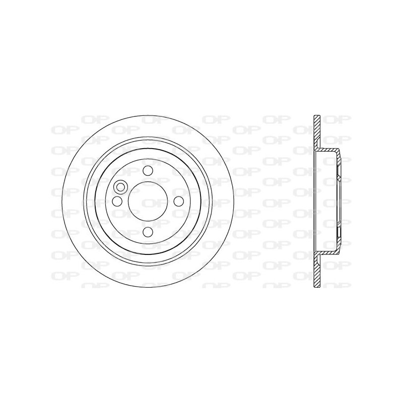 Jeu de 2 disques de frein OPEN PARTS