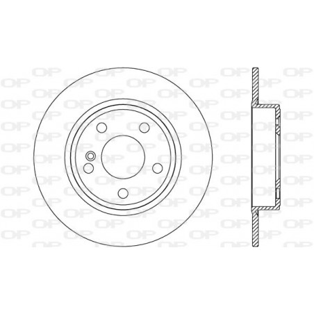 Jeu de 2 disques de frein OPEN PARTS