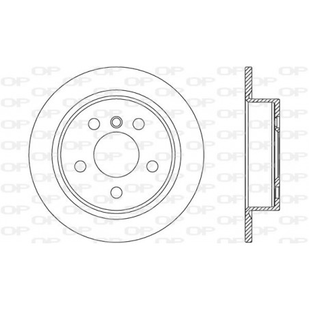 Jeu de 2 disques de frein OPEN PARTS