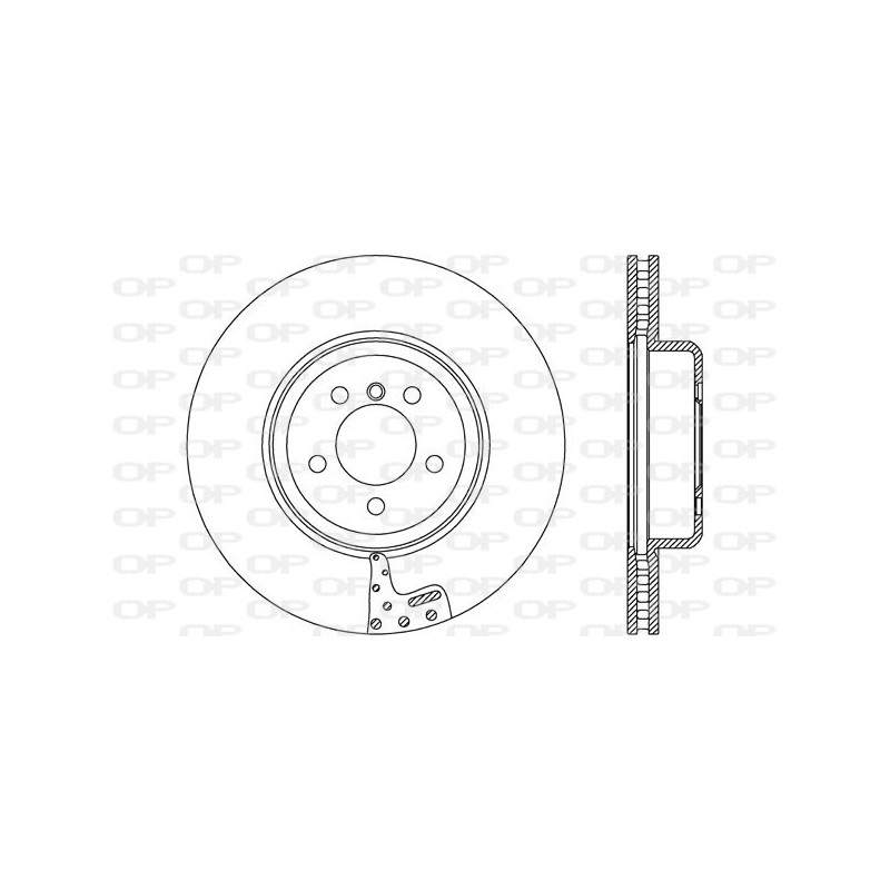 Jeu de 2 disques de frein OPEN PARTS