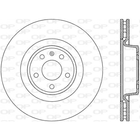 Jeu de 2 disques de frein OPEN PARTS