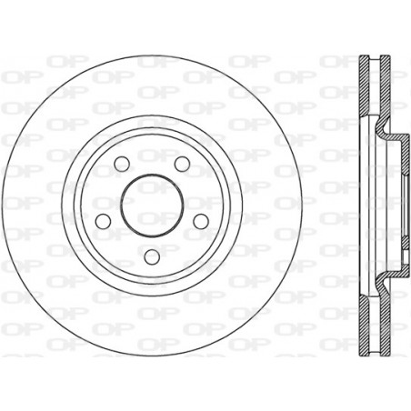 Jeu de 2 disques de frein OPEN PARTS