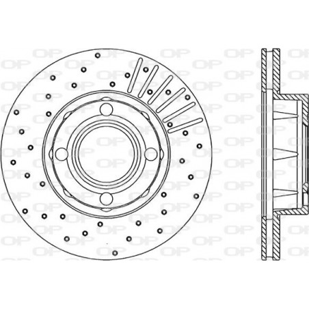 Jeu de 2 disques de frein...
