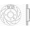 Jeu de 2 disques de frein OPEN PARTS