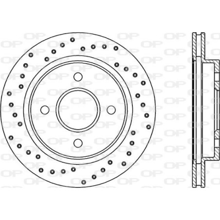 Jeu de 2 disques de frein...