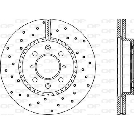 Jeu de 2 disques de frein...