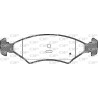 Jeu de quatre plaquettes de frein à disque OPEN PARTS