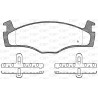 Jeu de quatre plaquettes de frein à disque OPEN PARTS