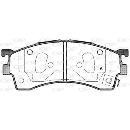 Jeu de quatre plaquettes de...