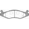 Jeu de quatre plaquettes de frein à disque OPEN PARTS