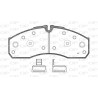Jeu de quatre plaquettes de frein à disque OPEN PARTS