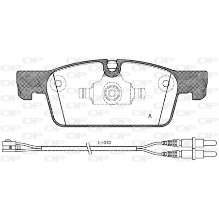 Jeu de quatre plaquettes de...
