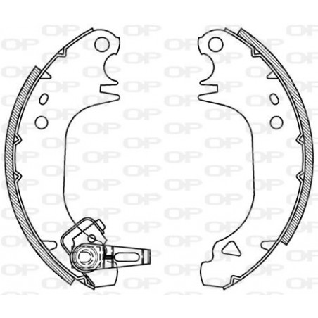 Jeu de mâchoires de frein OPEN PARTS